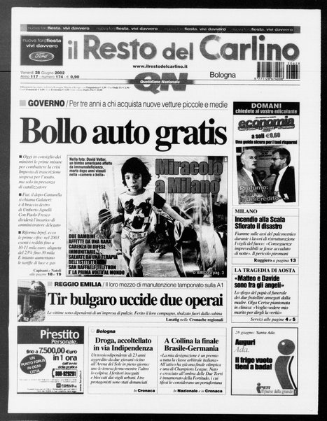 Il Resto del Carlino : giornale dell'Emilia